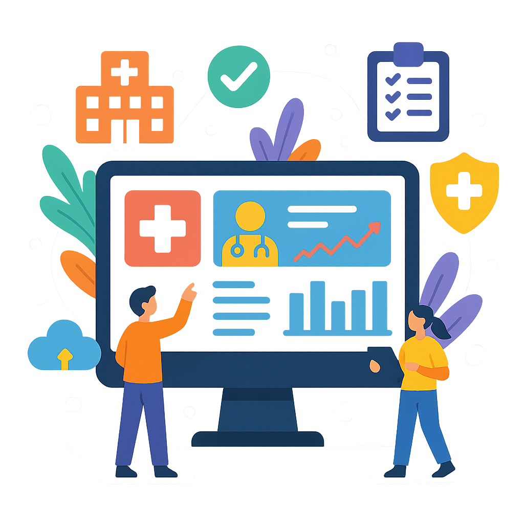 MedeilPlus Hospital Information System interface screenshot