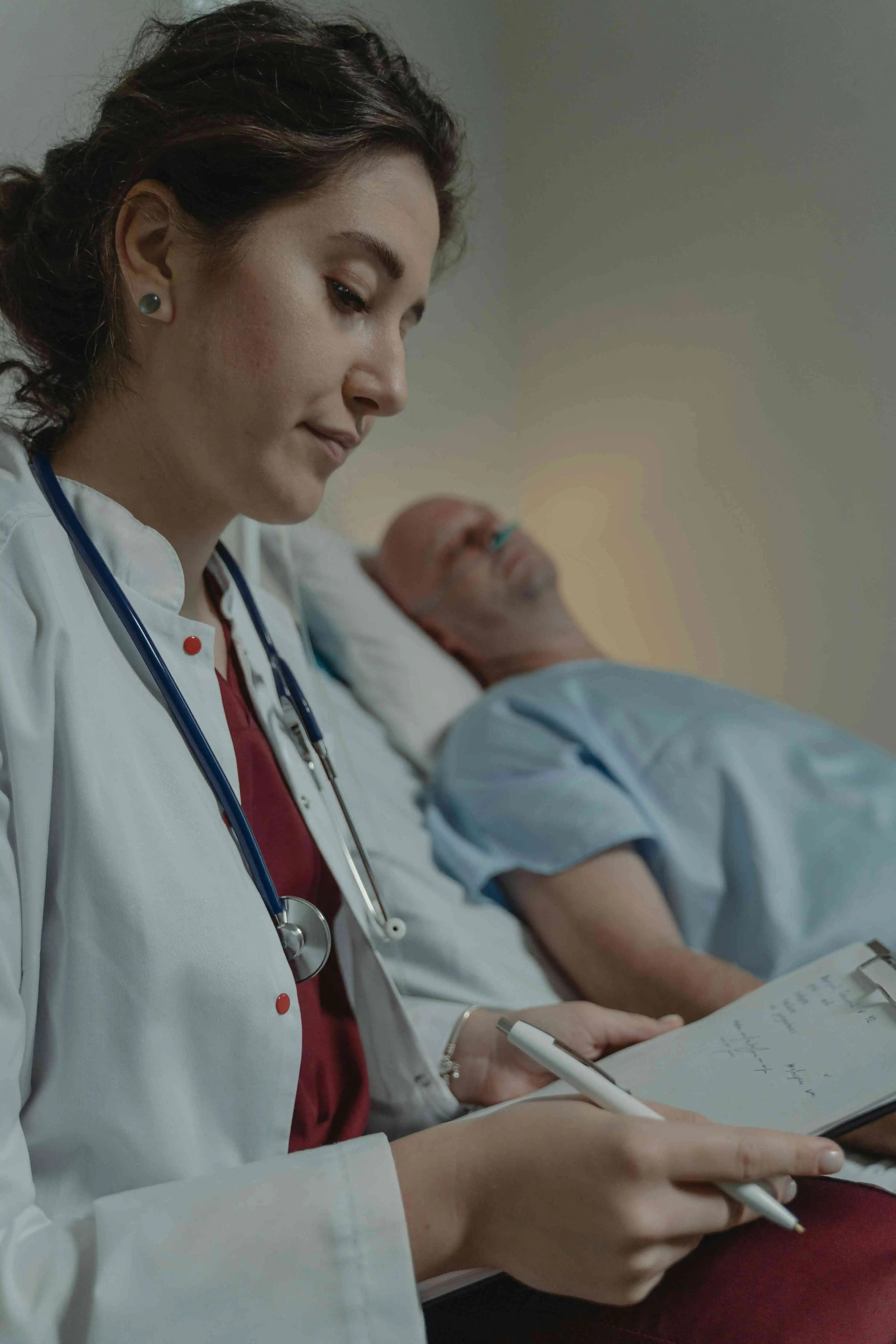 Hospice and palliative care software UI