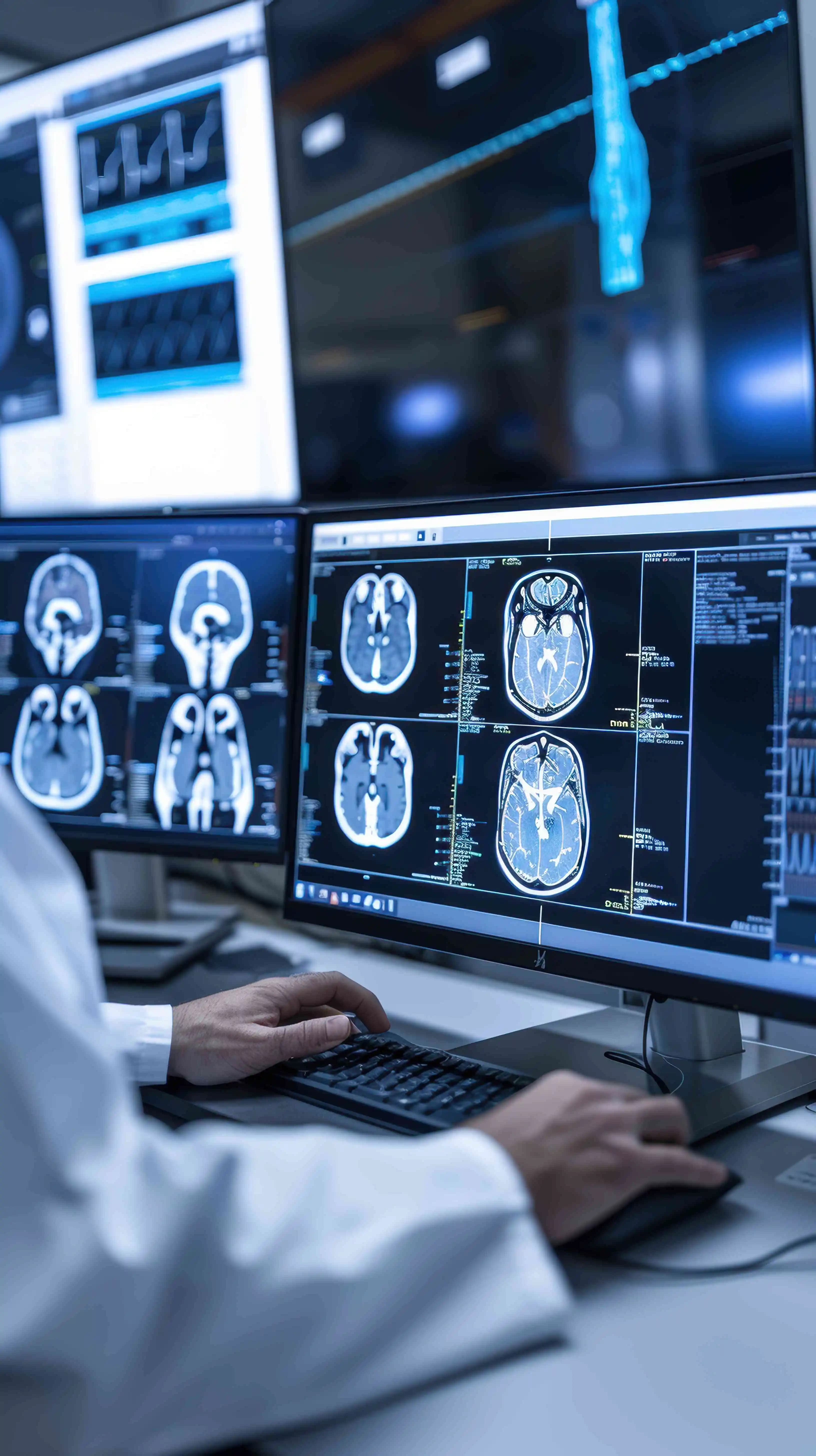 Radiology PACS system dashboard
